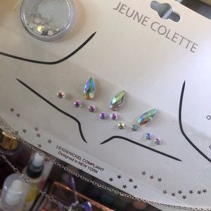 Cute boho chocker festival glitter + sticker